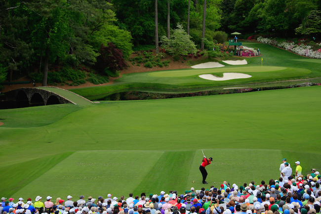 The 12th at Augusta... in the back garden!