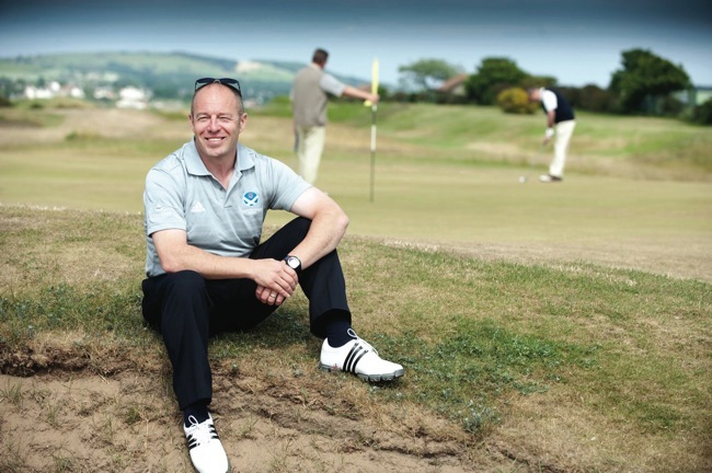 Steve Pullinger SGU man Paulding visits Orkney kids