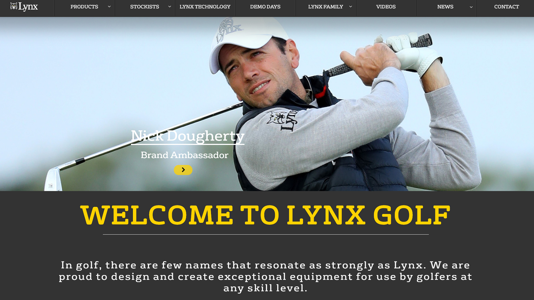 Lynx New Website Homepage