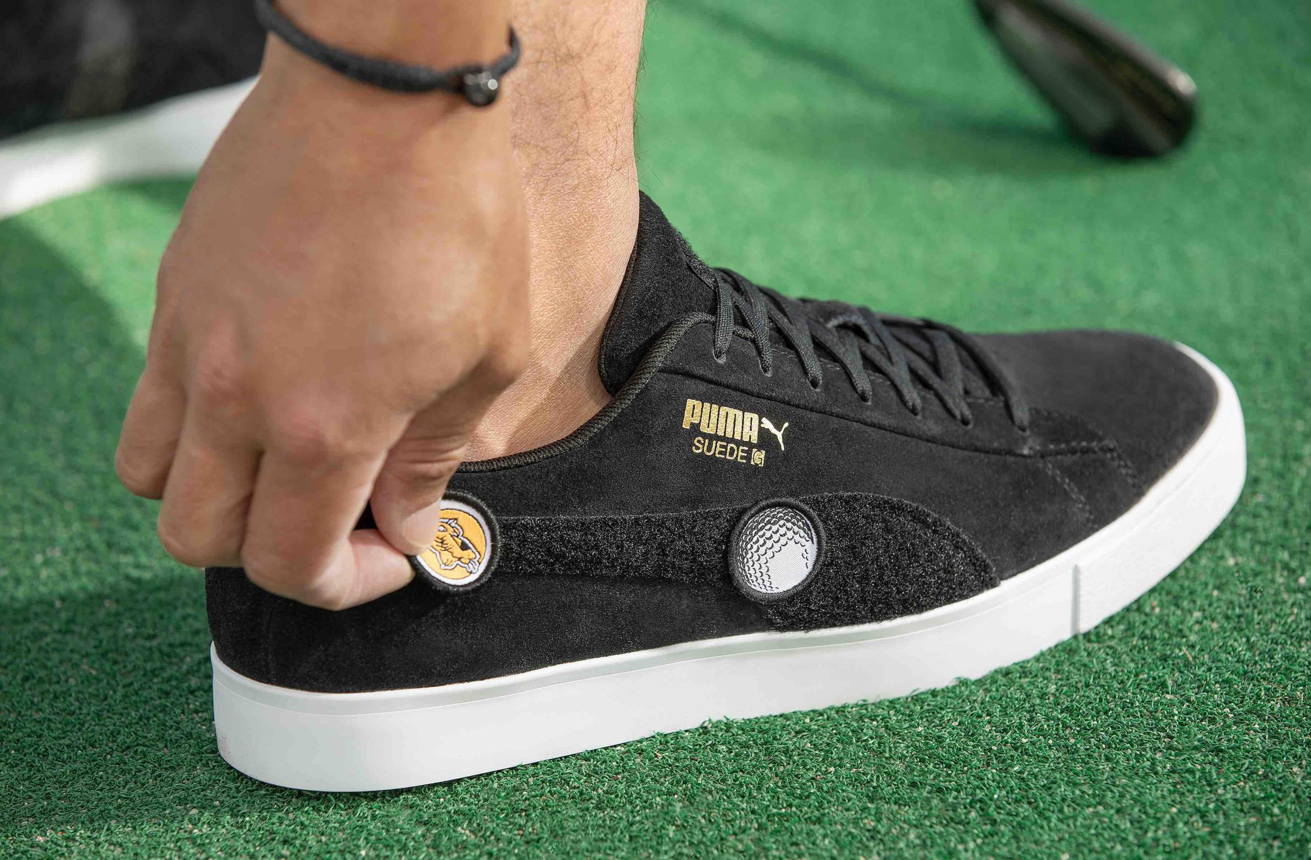 Puma suede store golf shoes