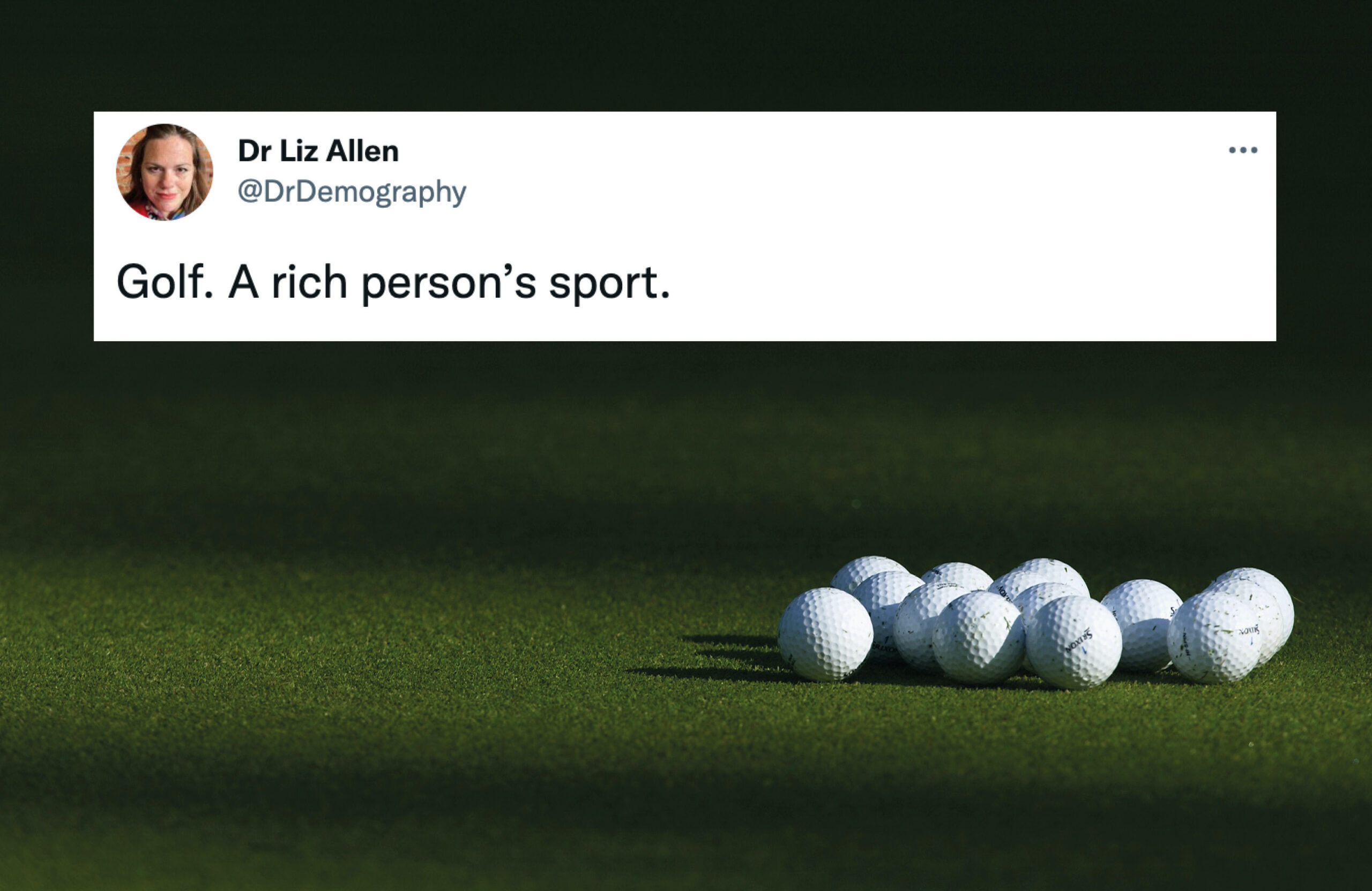 “A rich person’s sport” Professor slammed for golf dig