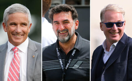 Jay Monahan, Keith Pelley, Yasir Al-Rumayyan