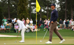 Masters freak accident