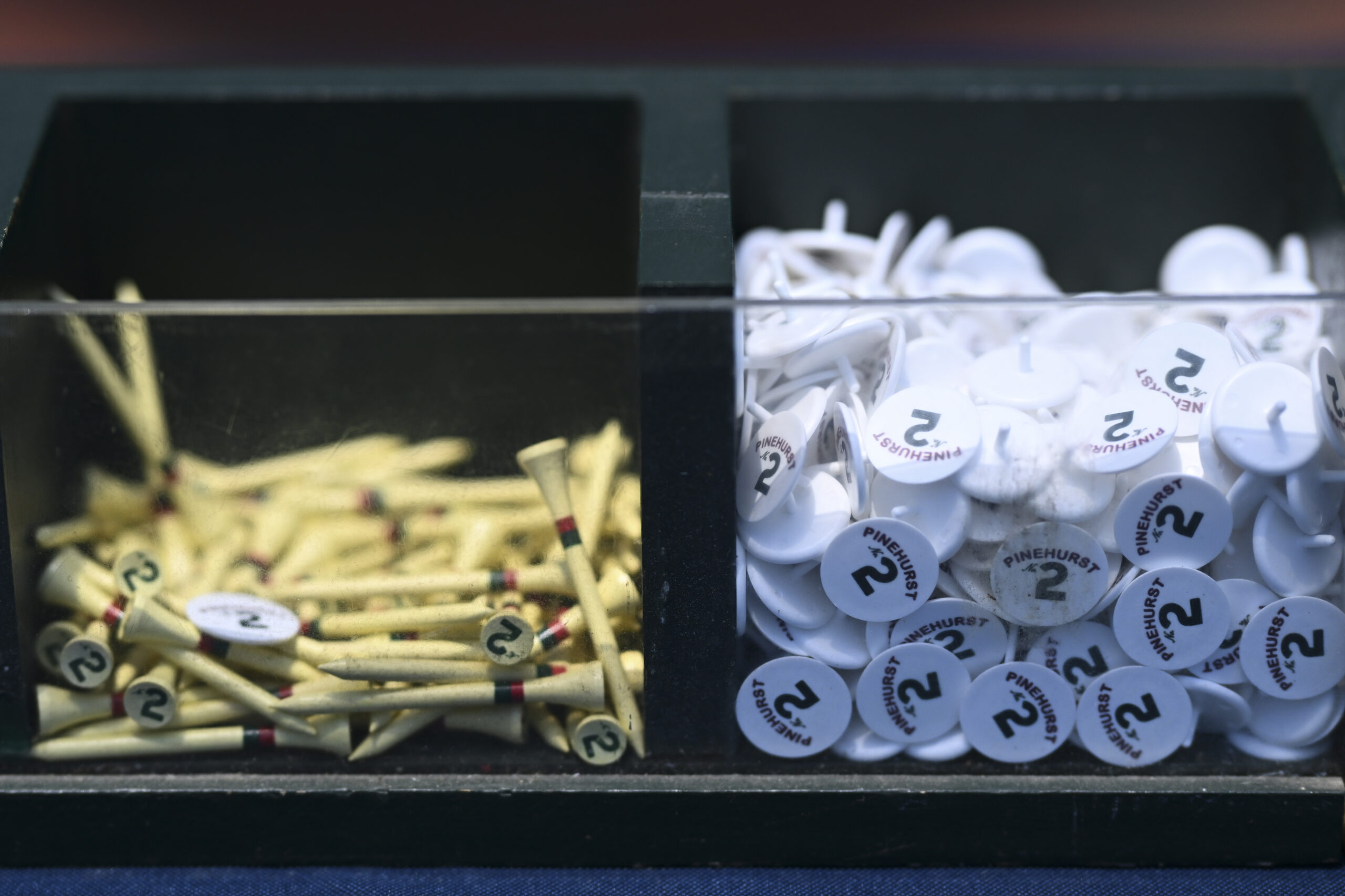 US Open tees and markers