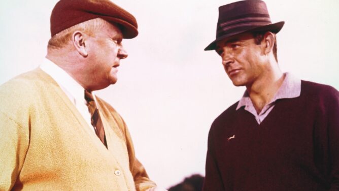 James Bond golf scene from Goldfinger