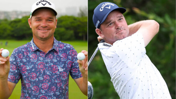 Dale Whitnell two holes in one