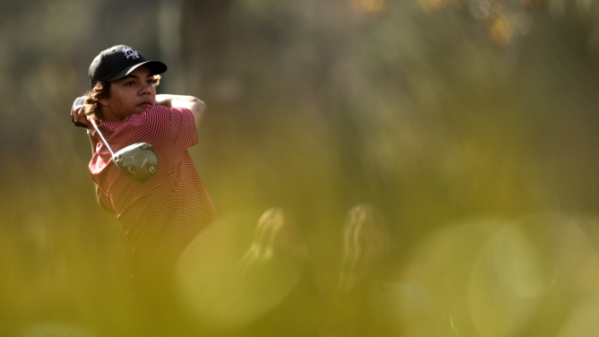 Charlie Woods junior golf