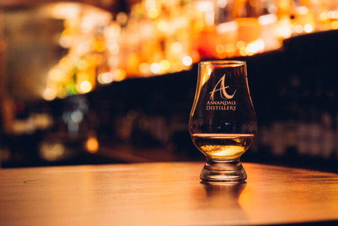 Annandale whisky glass