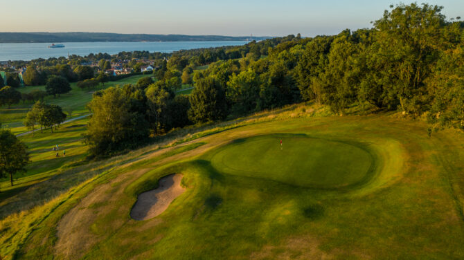 Aerial view of Holywood