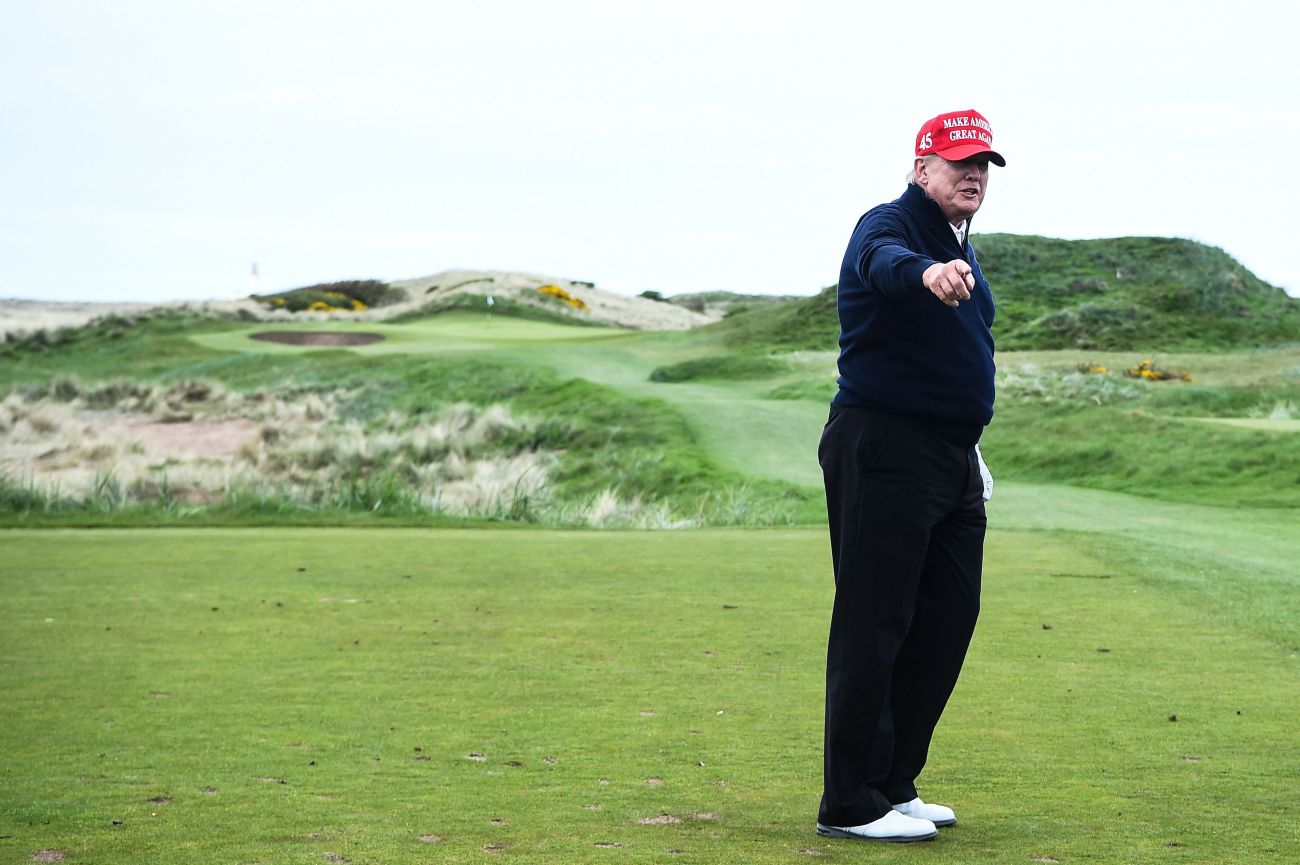 Donald Trump Scottish golf