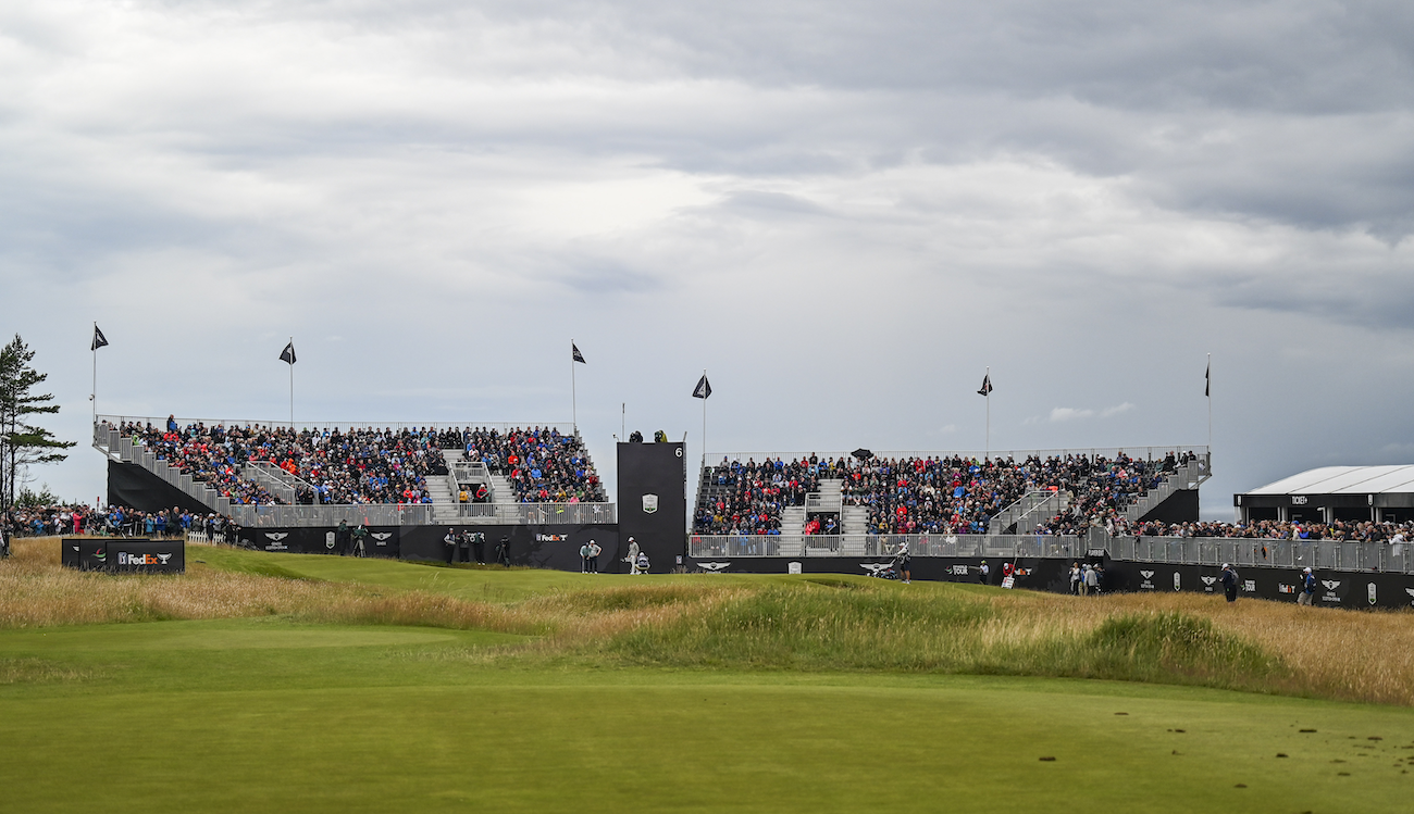 Scottish Open stadium hole