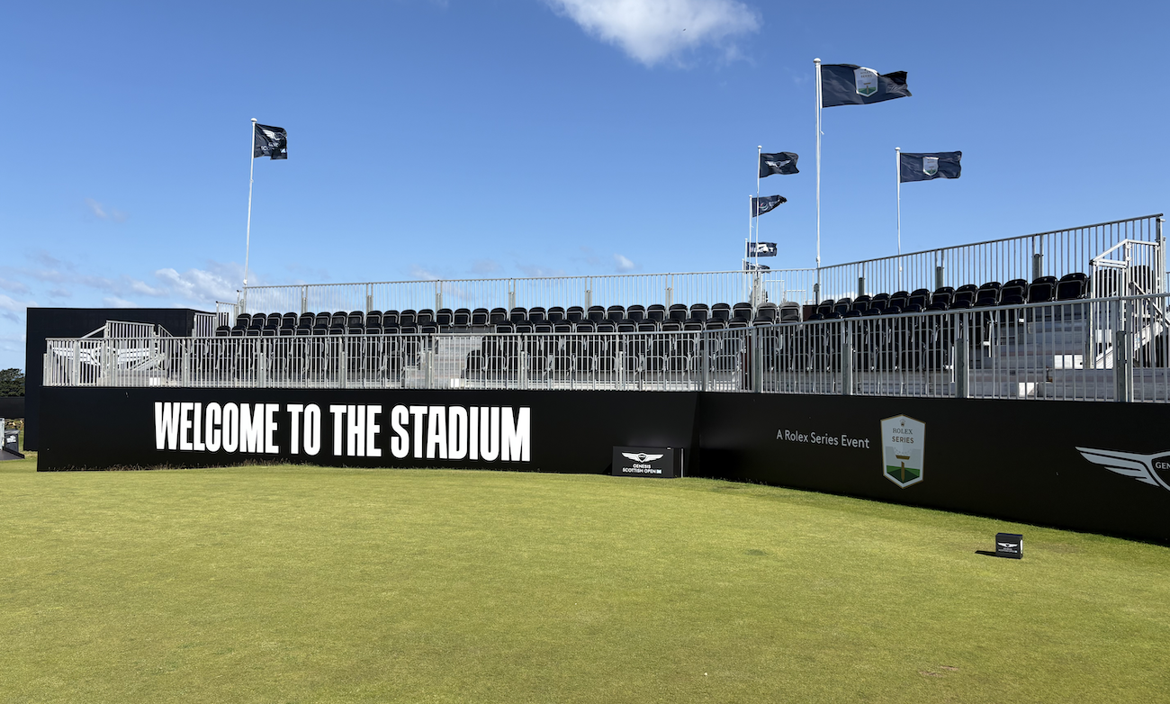 Scottish Open stadium hole