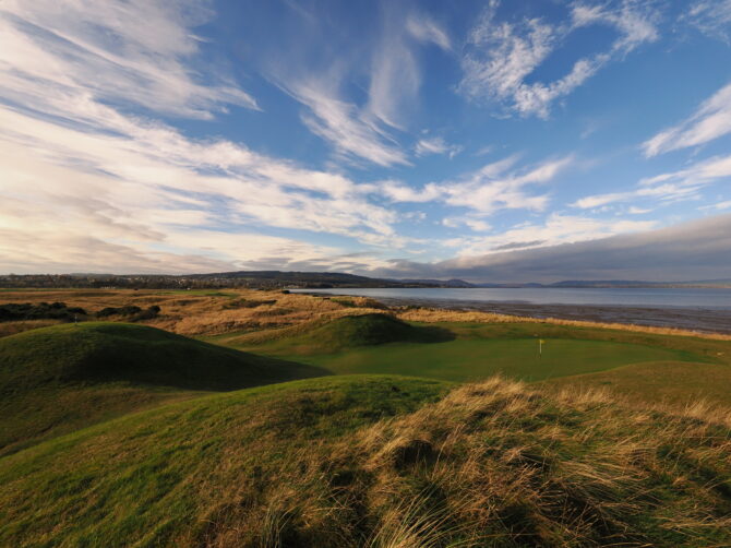 View across the 11th hole at Tain.
