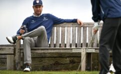Harris English caddie