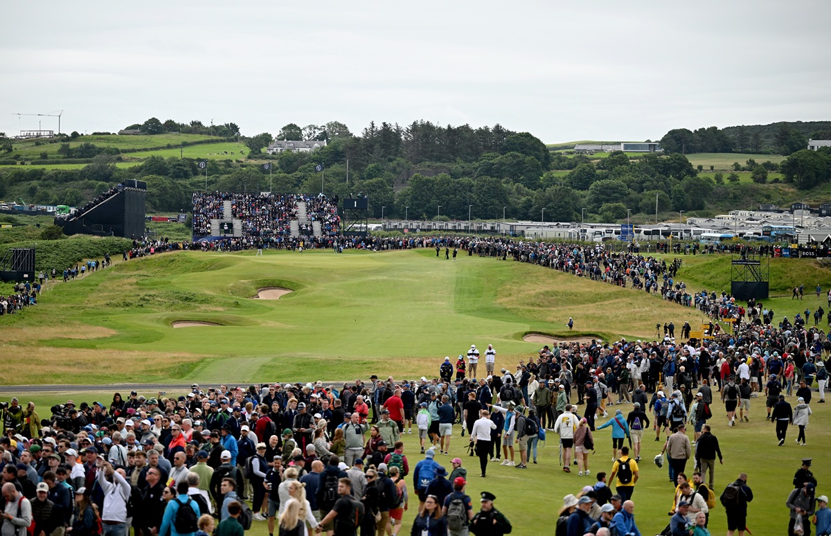The Open first hole Portrush