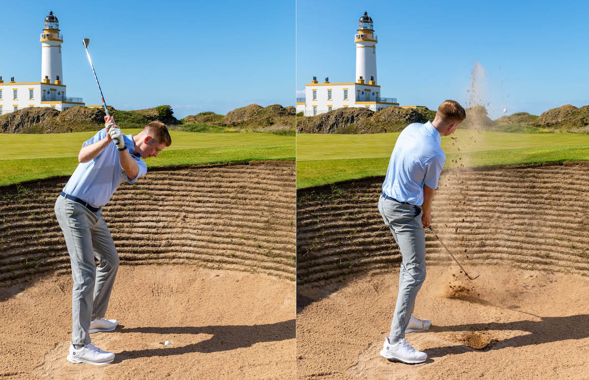 Plugged bunker shot