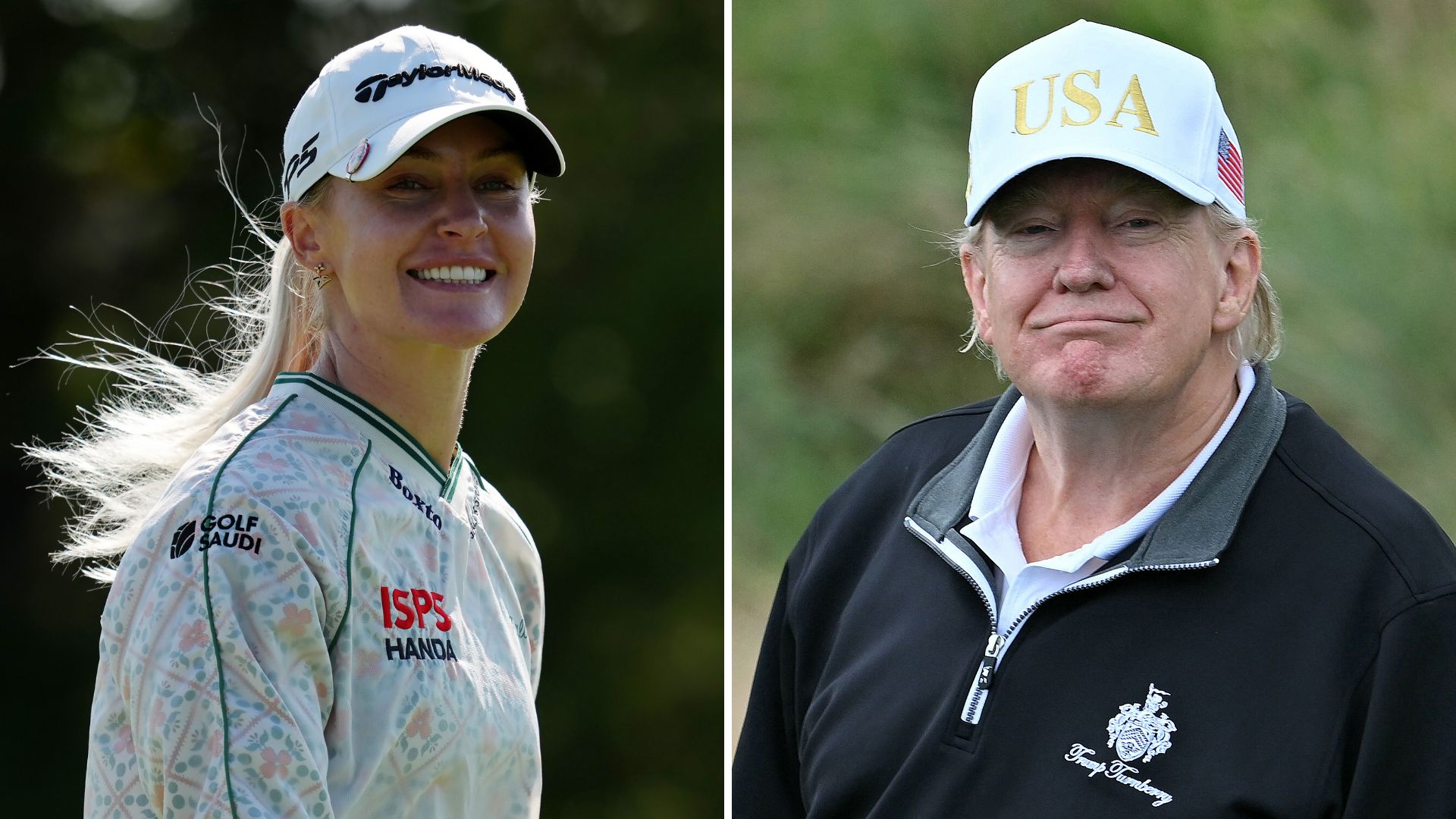 Charley Hull Donald Trump