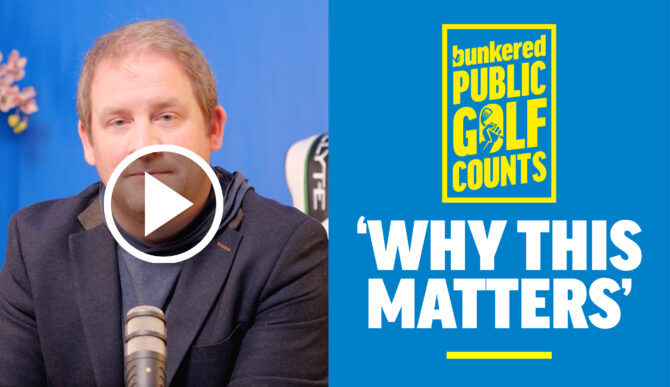 Public Golf Counts message