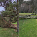 Storm Bram golf course