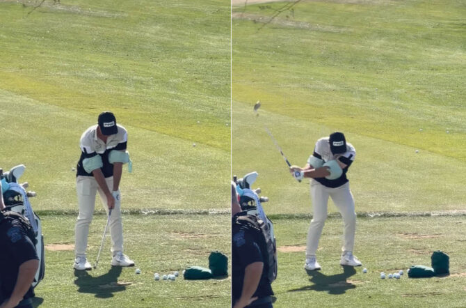 Viktor Hovland swimming armbands