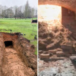 Golf club makes astonishing discovery after sinkhole opens up on course