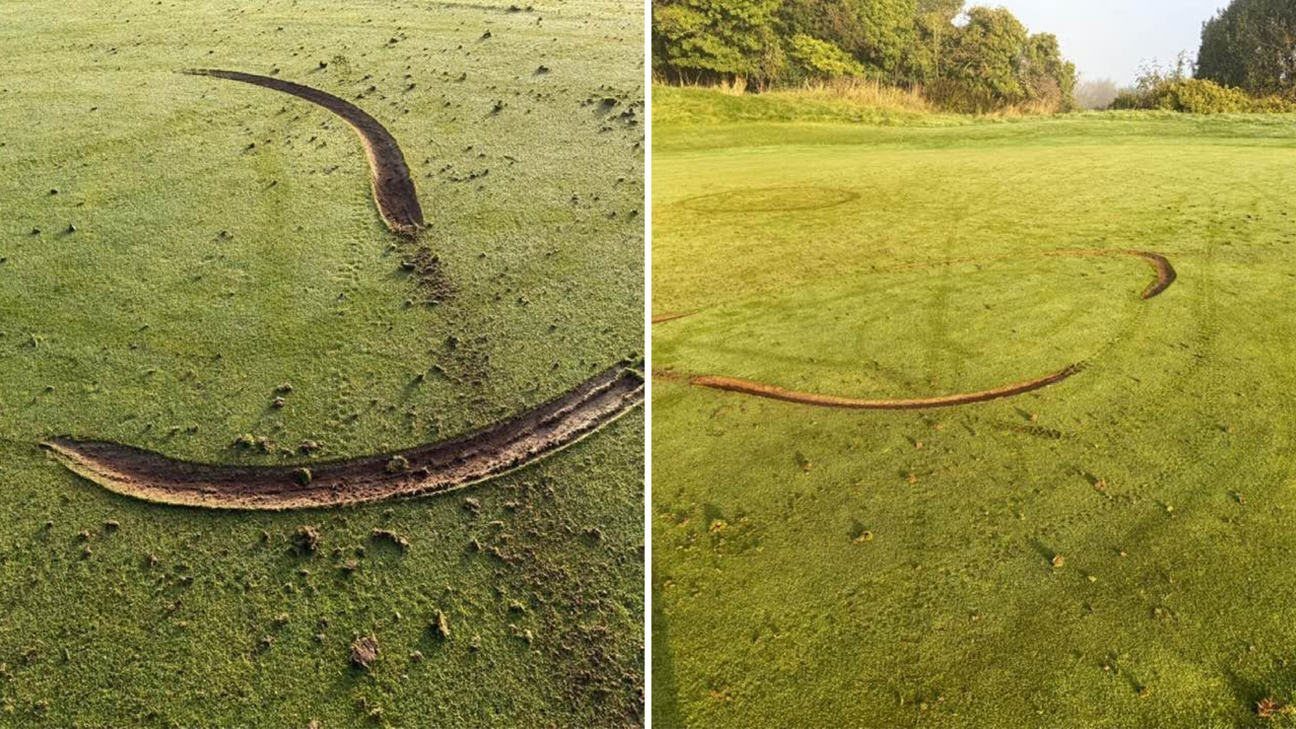 Scottish golf club 'scunnered' after bikers tear up greens